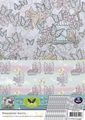 Yvonne Creations Achtergrondpapier Butterfly BGS10005 per vel