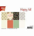 Joy! Crafts Papierset Happy Fall 6011/0558 per stuk