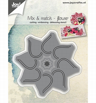 Joy Crafts Snijmal Mix & Match Bloem 6002/1086