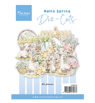 Marianne Design Die Cuts Hello Spring VK9618