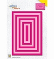 Nellie Snellen Multi Frame Die XL Rectangle Straight MFD120 per stuk