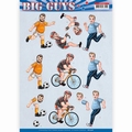 Yvonne Creations knipvel Big Guys - Sports CD11326